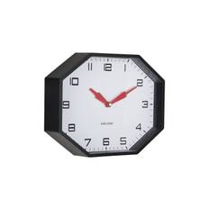 Karlsson Modern Factory Octagon vægur sort