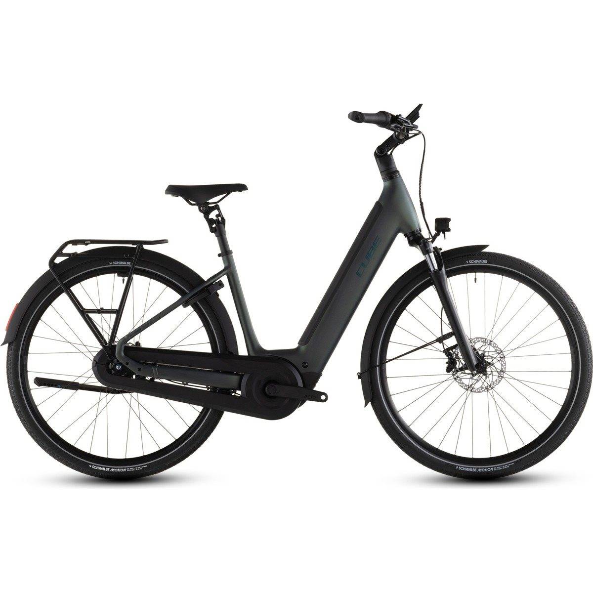 Hybridcykel el Cube Supreme RT Hybrid Comfort EXC 600 Low Sagebrushgreen/Prism (54)