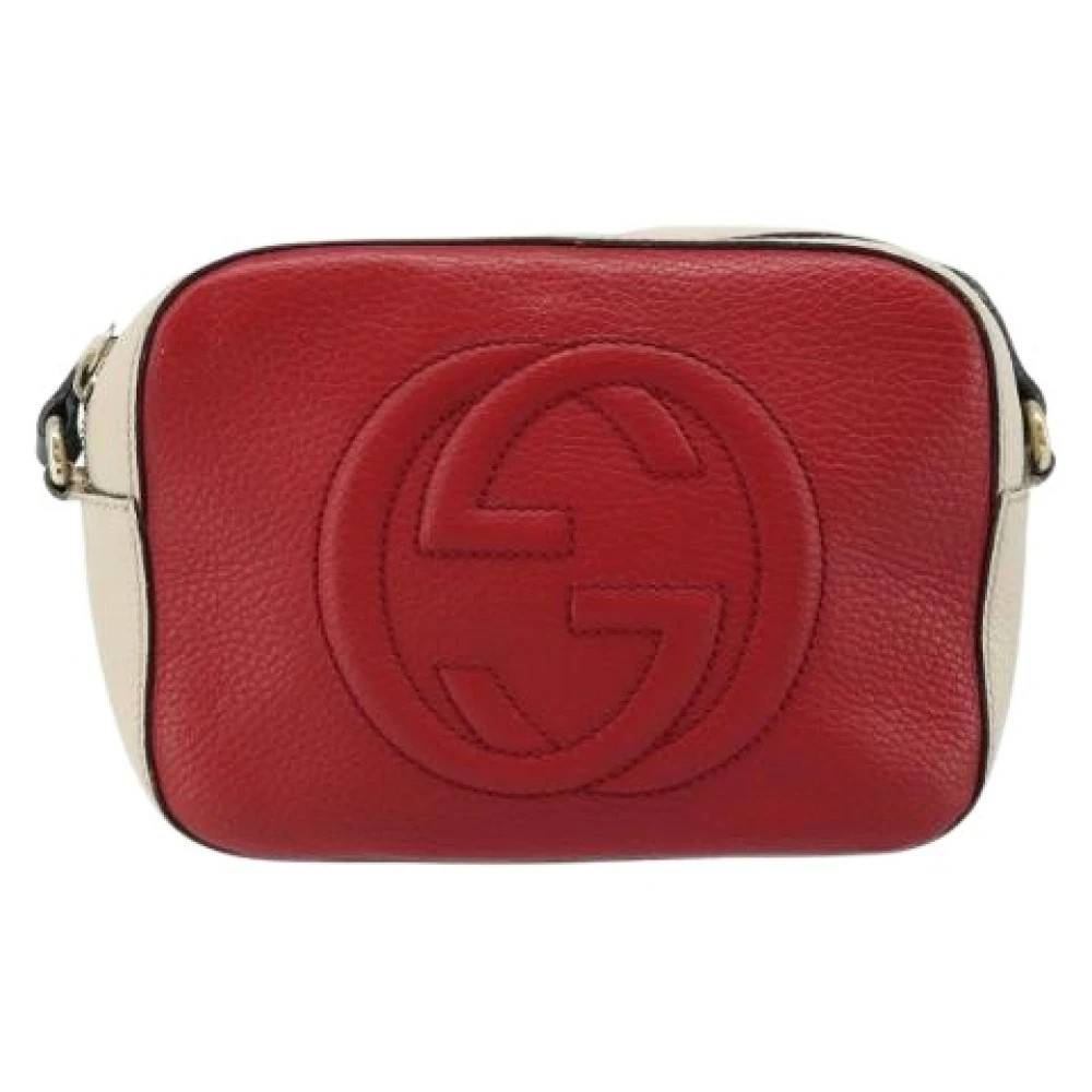 Gucci Vintage Pre-owned Vintage Skuldertaske - Vintage - Dame - Rød - ONE SIZE - Uld