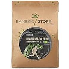 NY | Svart Maca | BAMBOO STORY | Ra | Pulver | Ekologiskt | 100% Peru | 100% Ren | 900g