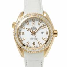 Omega Vintage, Pre-owned, Herr, ONE Size, Läder, Pre-owned Roseguld klockor - yellow (ONE SIZE)