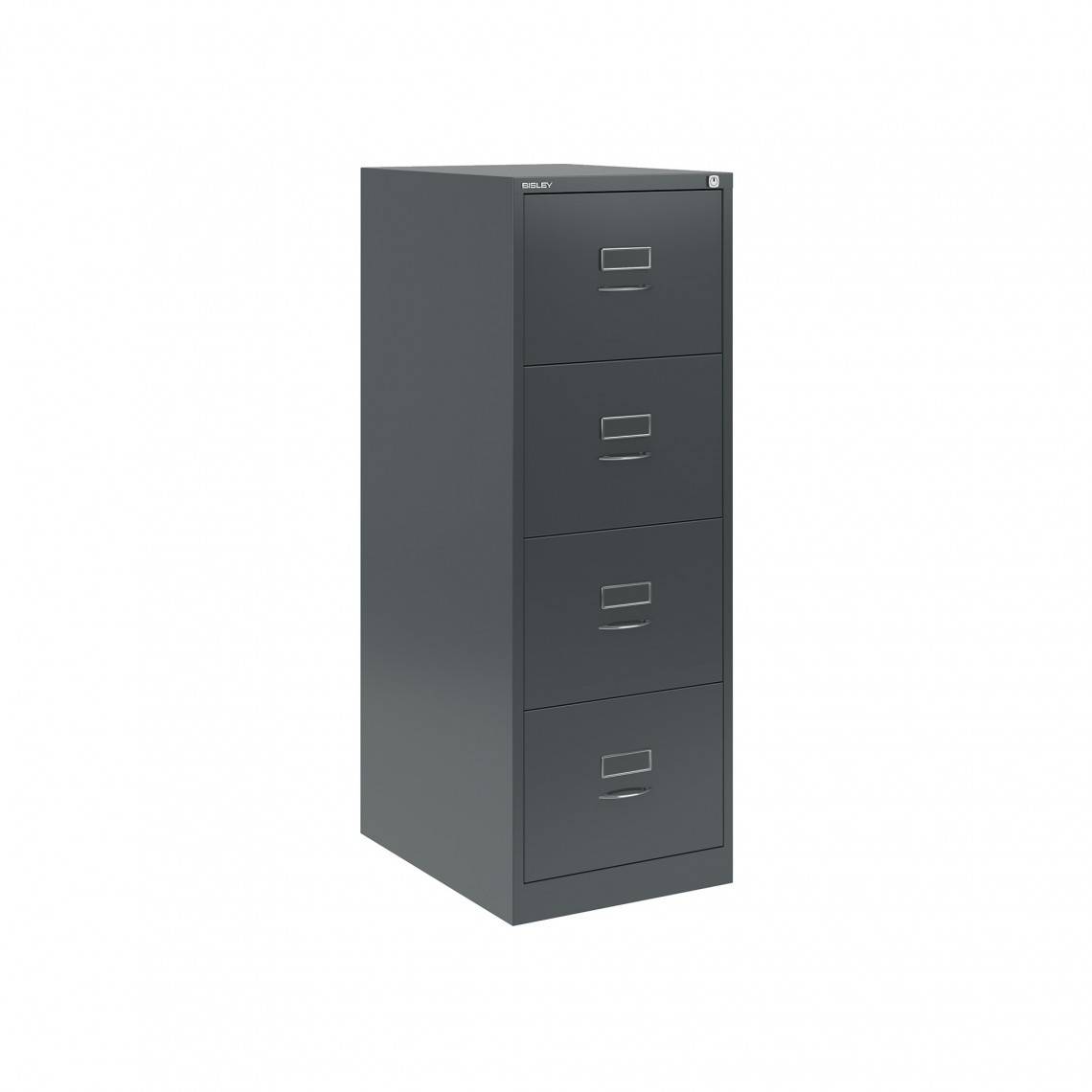 Arkivskåp BS Filing Classic Front - 132x42x62 cm, Färg Anthracite Grey