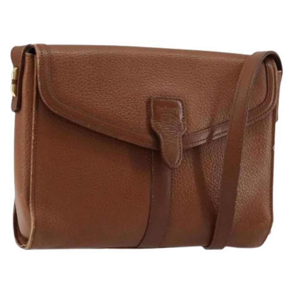 Burberry Vintage Pre-owned Vintage Skuldertaske - Vintage - Dame - Brun - ONE SIZE - Uld