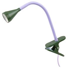 IKEA - NÄVLINGE LED-klemspot, lilla/mørkegrøn