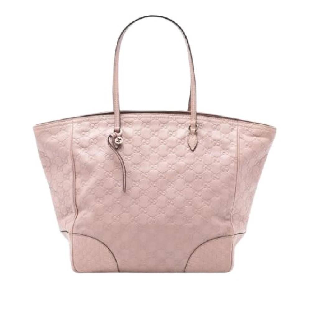 Gucci Vintage Pre-owned The Bree tote taske - Vintage - Dame - Lyserød - ONE SIZE - Uld