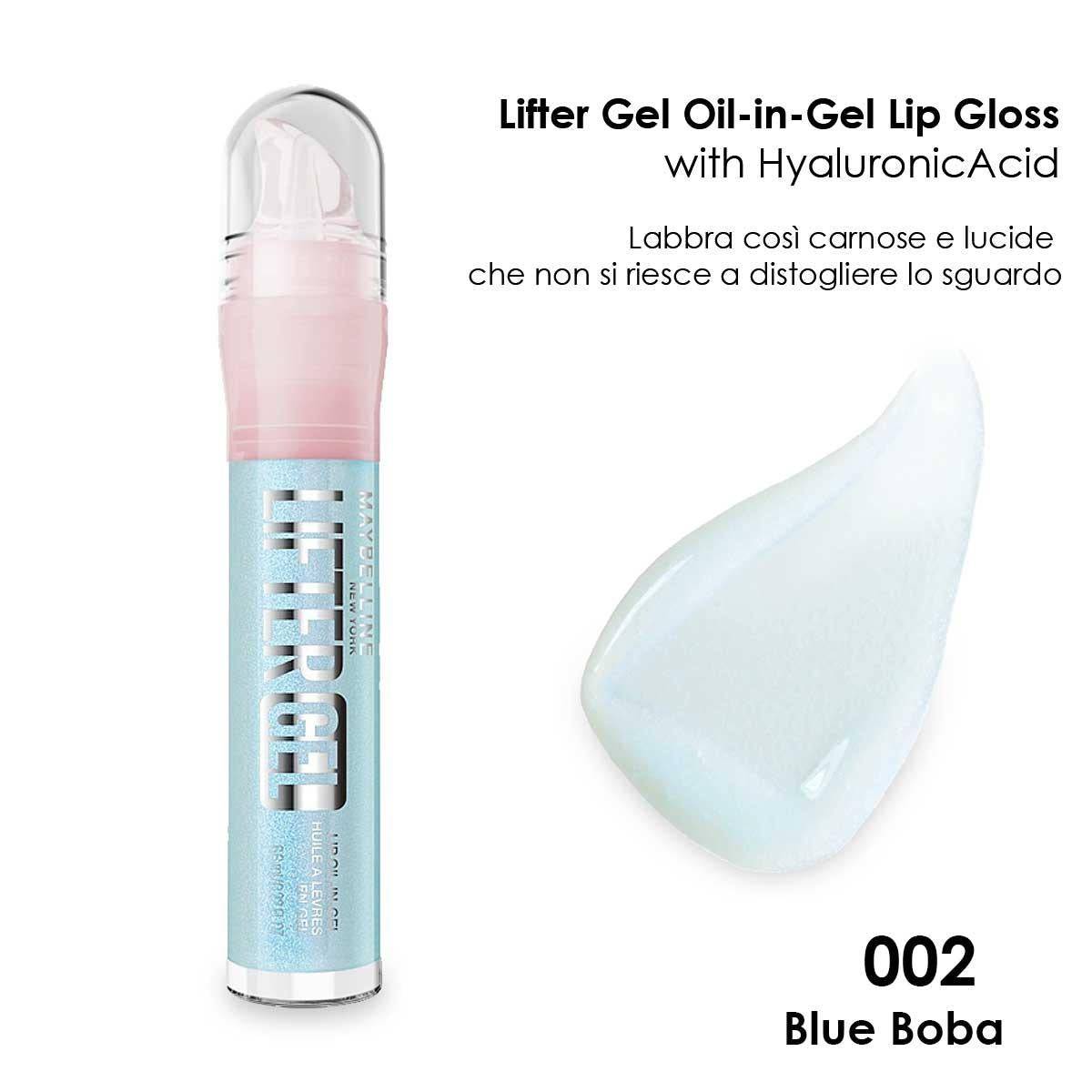 Maybelline lifter gel olio labbra 002 blue boba