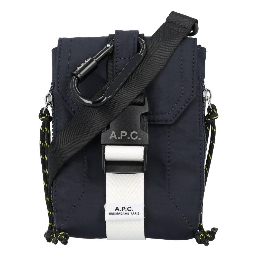 A.p.c. - Mörkblå Crossbody Handväska Väskor - Herr - ONE Size -