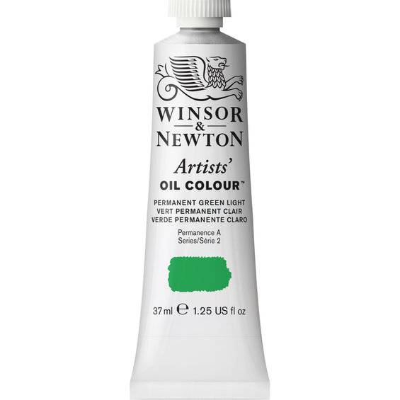 Winsor & Newton Artists' oljefärg 37 ml Permanent Green Light 483 - Grön