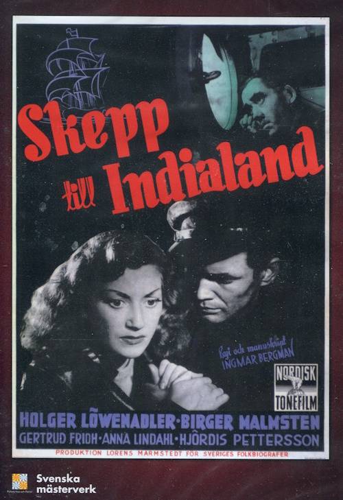 DVD - Skepp till Indialand (Ingmar Bergman) (1947) - Ny DVD