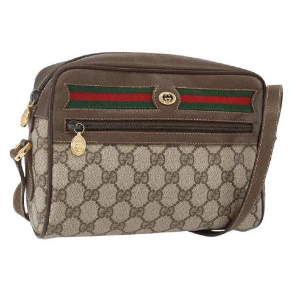 Gucci Vintage Pre-owned Plastic Cross Body Taske - Vintage - Dame - Beige - ONE SIZE -