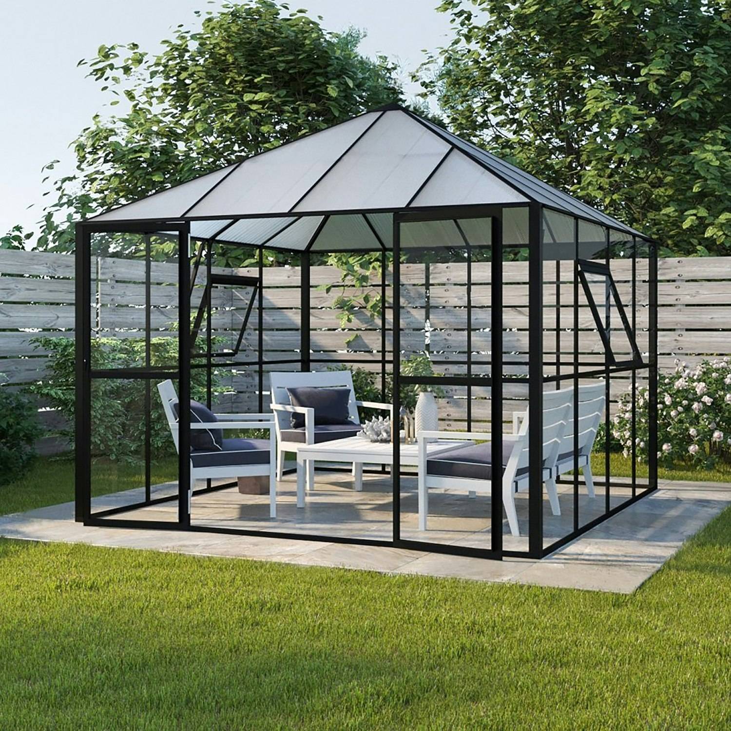 Växthus Gardeney Jupiter 8,7 m2