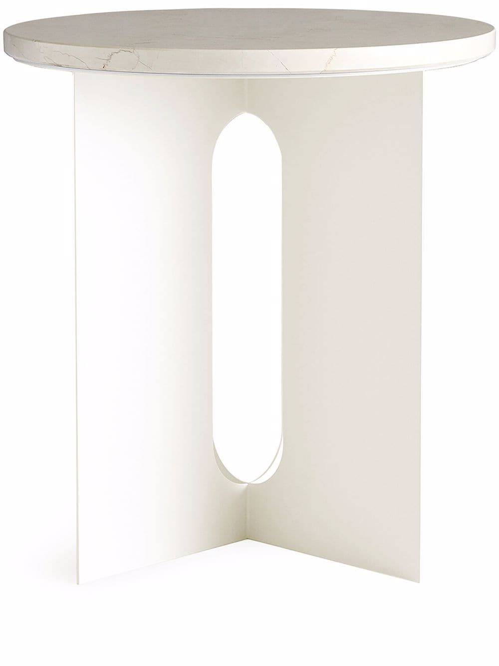 Audo - Androgyne bord med marmortopp - unisex - marble - one size - Neutral