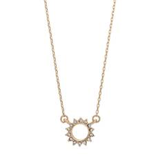 Crystal Sun Halsband - Guld