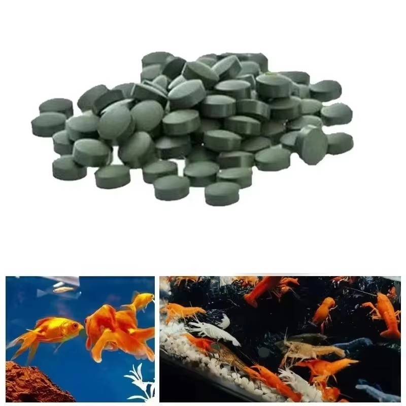 100-3000pcs High Purity Spirulina Tablets Are Rich In Spirulina. Pet Favorite Fish Feed, Shrimp And Fish Food, Aquarium