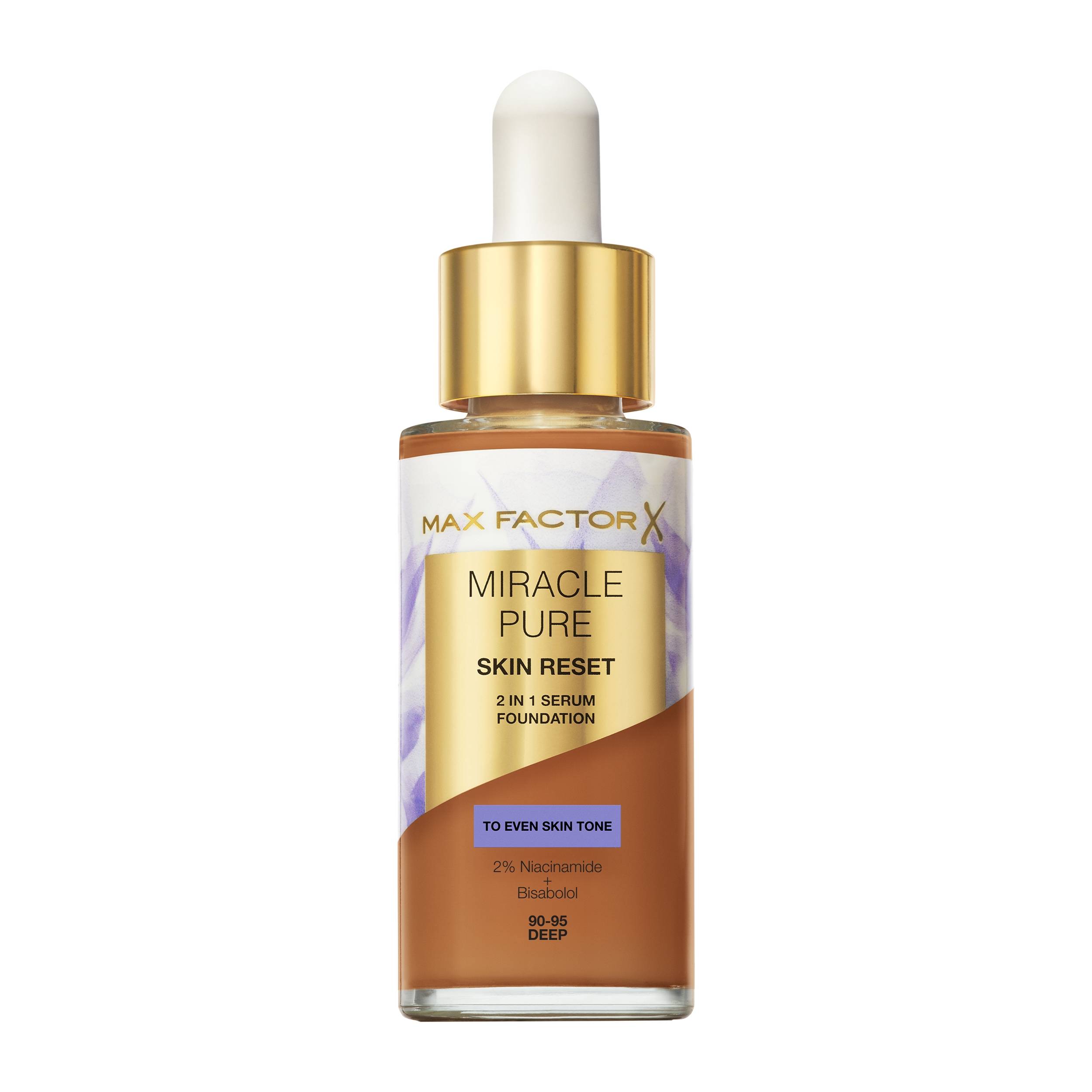 Max Factor - Miracle Pure 2in1 Skin Reset Serum Foundation - 80-85 Medium