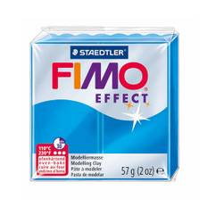 FIMO Effect Translucent Blå Ler