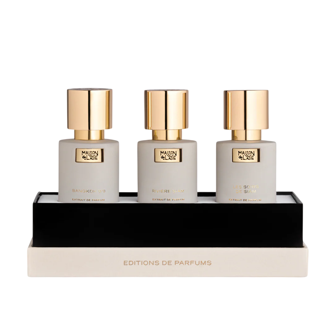 Capitolo 03 Set Maison De L'Italie: Bangkok 9/9, Extrait De Parfum, unisex, 15 ml + Les Soirs De Siam, Extrait De Parfum, unisex, 15 ml + Riviere Siam