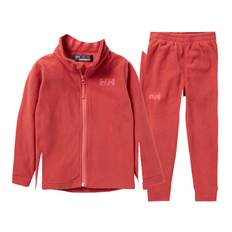 Helly Hansen Kids' HH Fleece Set Fleecesæt Børn, Poppy Red / 122 cm / 7 år