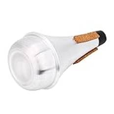 Trumpet Mute, Trumpet Mute Ljuddämpare Aluminiumlegering Korkremsa Träning Trumpet Kornett Straight Mute Trumpet Träning Mute Musikinstrumentdel för Trumpetälskare