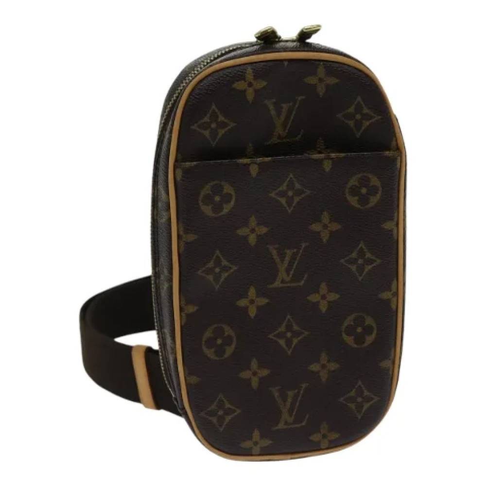 Louis Vuitton Vintage Pre-owned Vintage Canvas Cross Body Taske - Vintage - Dame - Brun - ONE SIZE - Tyl