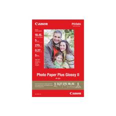 Canon Photo Paper Plus Glossy II PP-201 - fotopapir - høj-skinnende - 5 ark - 100 x 150 mm - 260 g/m²