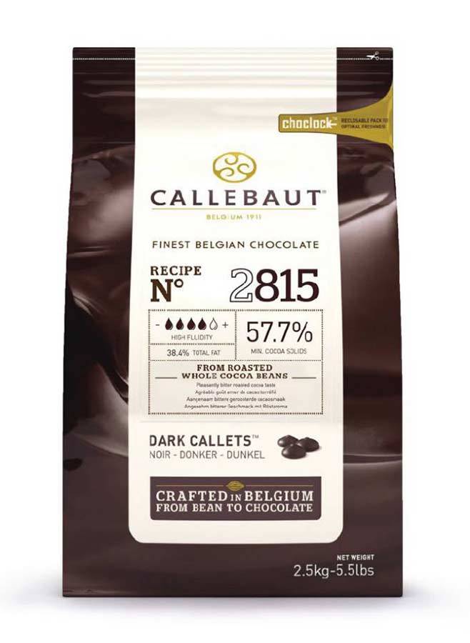 Callebaut chokladpellets 2815 - 2500 gr
