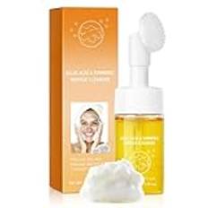 Turmeric Facial Foaming Cleanser | 100ml Turmeric Face Wash Foaming Cleanser | Turmeric Foaming Face Cleanser | Facial Foaming Cleanser | Portable Turmeric Facial Foaming Cleanser For Face