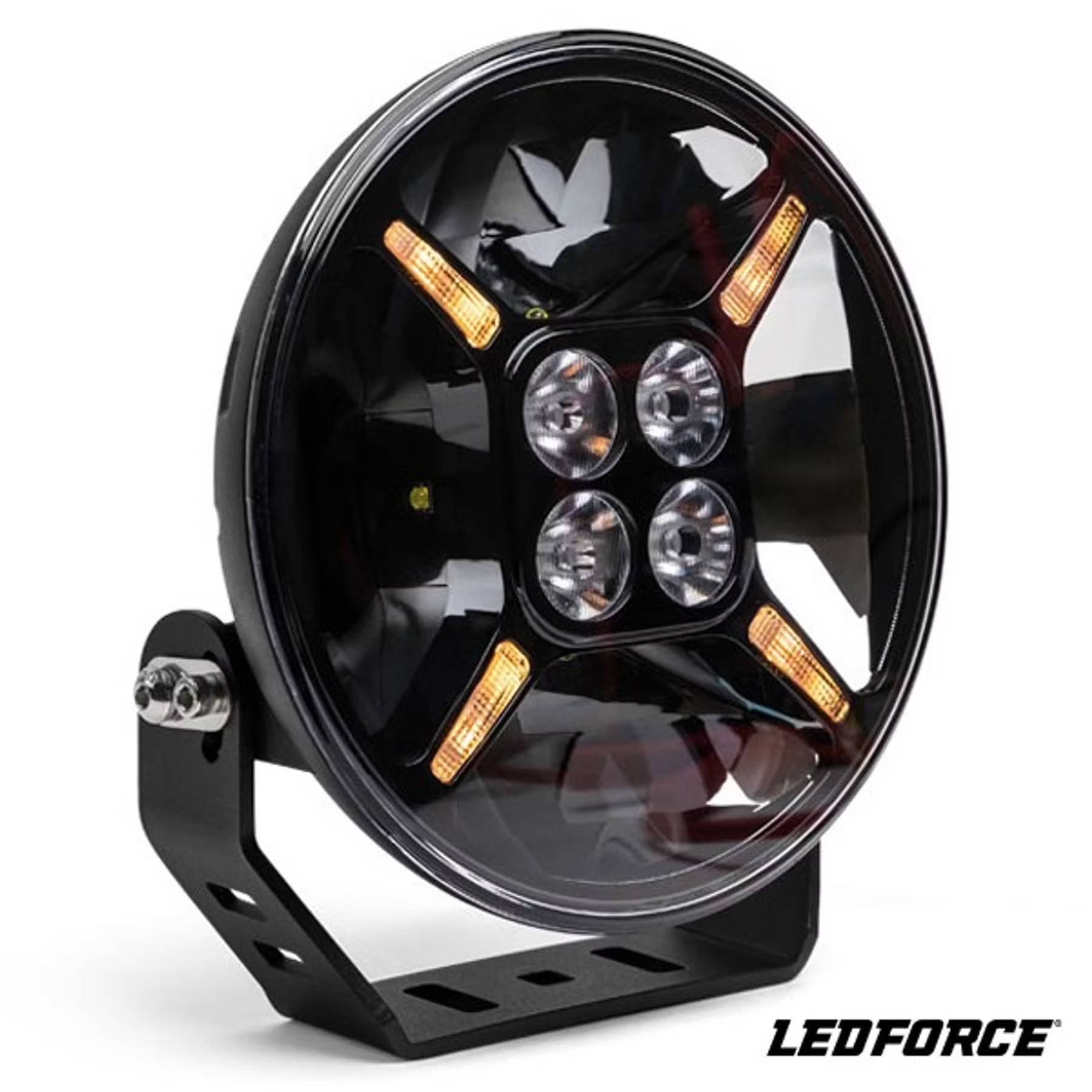 Extraljus paket 4 st LEDFORCE Apex 120W 4-PACK LED Extraljus inkl. extraljushållare, stag och reläkabelsats - 9-32V