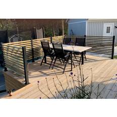 Mellanstolpe Harstena Svart 880 mm Steel Design