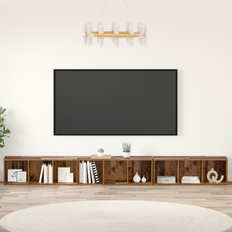 TV-skåp 3 pcs Gammalt trä 37 x 35 x 107.5 cm Träkomposit