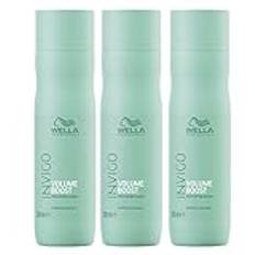 3 Volume Boost Bodyfying Shampoo Invigo Wella Professionals med bomullsextrakt 250 ml vardera = 750 ml