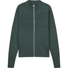 Mads Nørgaard - Copenhagen Wool Klemens Zip Knit Herr Tröjor Stl. M Från Magasin - Grøn (M)