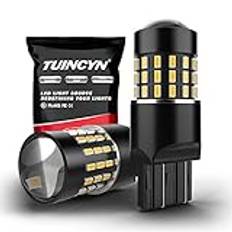 TUINCYN 7443 7440 T20 992 7444NA LED-lampor vita superljusa 3014 54-EX chip-set backup omvänd ljus parkeringsljus bakljus bakljus (2-pack)