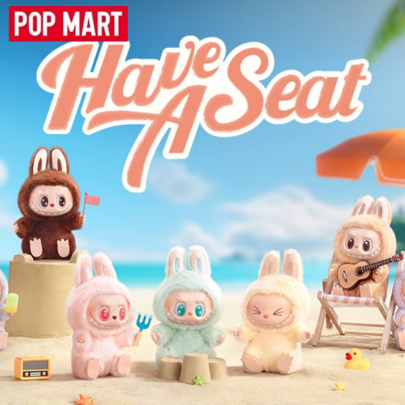 POP MART THE MONSTERS LABUBU - Have a Seat Series Vinyl Plush Genuine Blind Box Mystery Guess Bag Toys Doll Cute Anime Figure