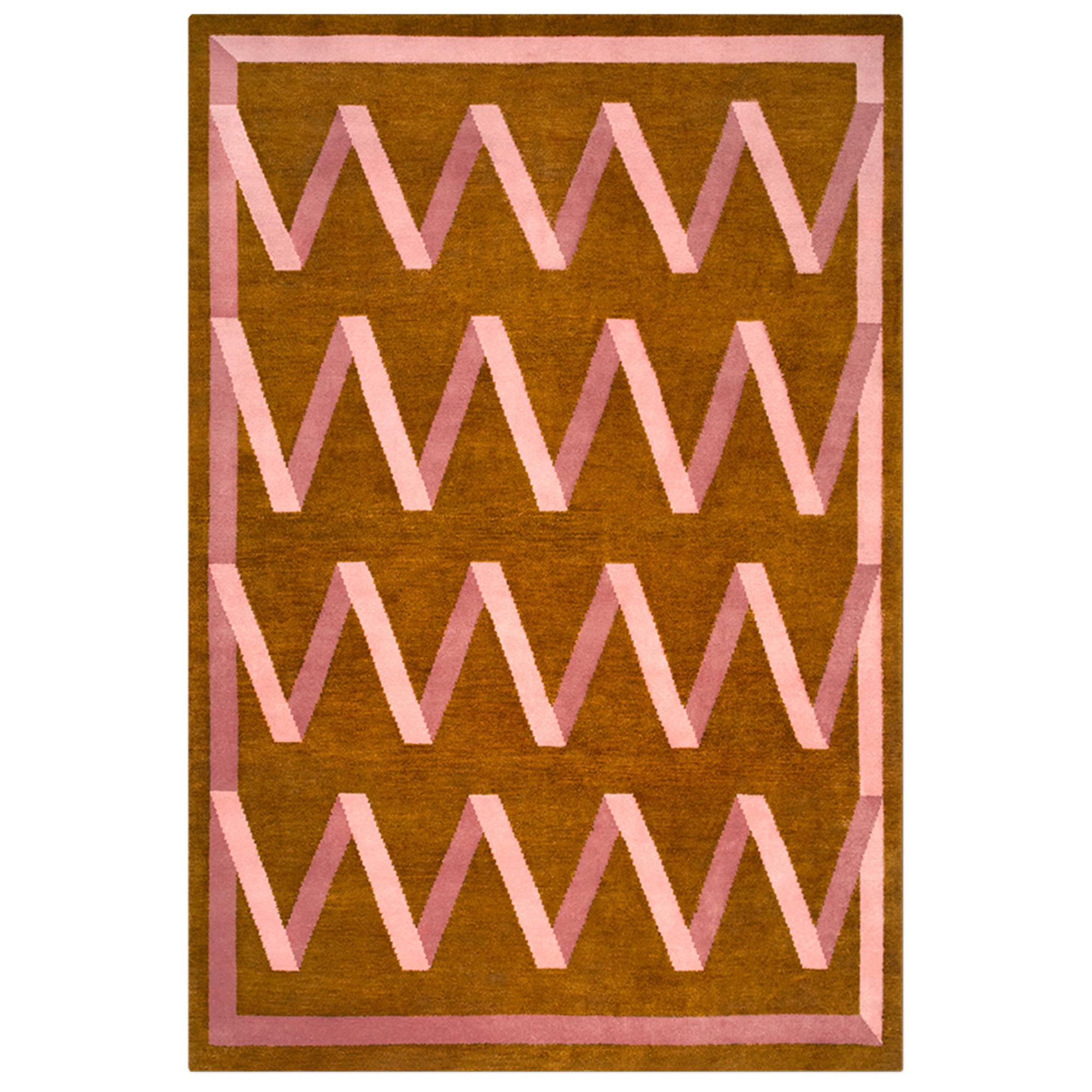 Nordic Knots - CR - Folding Ribbon 170 x 240 cm - Mønstrede tæpper - Campbell-Rey - Flerfarvet - Uld