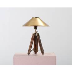 Tripod bordlampa mässing