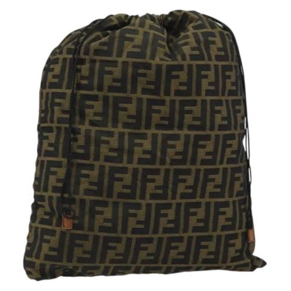 Fendi Vintage Pre-owned Canvas Taske - Vintage - Dame - Brun - ONE SIZE - Tyl