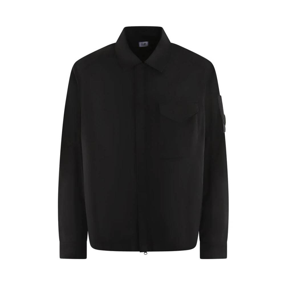 C.P. Company Chrome-R Overshirt - Jakker - Herre - Blå - L - Uld