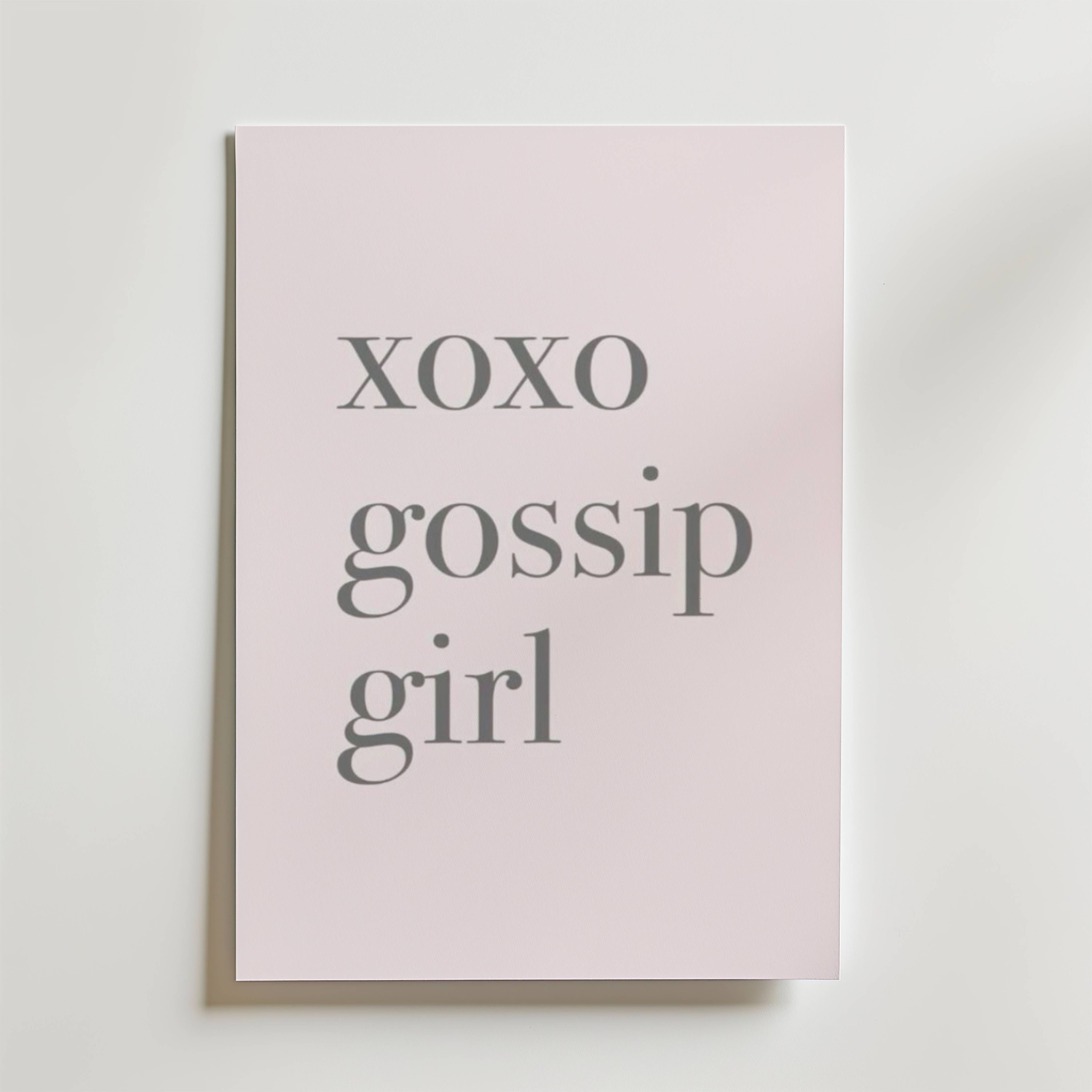 Gossip Girl Poster - Fine Art Poster 70x100 cm