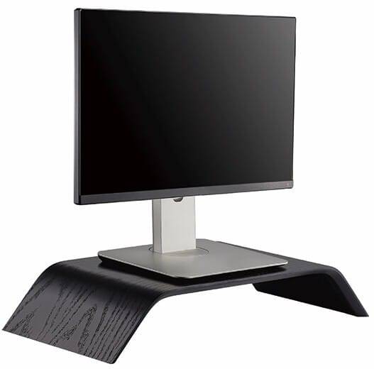 Samdi Monitor Wood Stand - Rödek (svart)