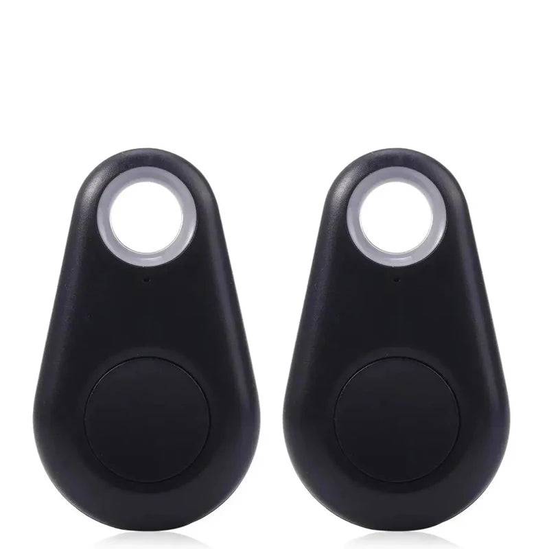 Bluetooth Anti-Lost Tracker Tags for Pets, Keys & Bags — Single to 5-Pack - 2pcs Black