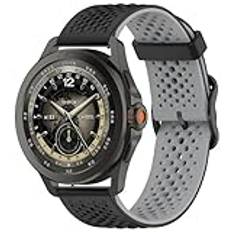 LIUZIHAN Rem kompatibel med Haylou Watch 2 Pro S001 LS02 Pro, slitstark, silikonersättning klockarmband för Haylou Watch 2 Pro S001 LS02 Pro., Haylou Watch 2 Pro S001 LS02 Pro