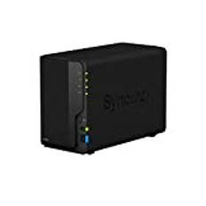 Synology DS218 2-Bay 4TB bunt med 2X 2TB IronWolf ST2000VN004