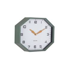Karlsson Modern Factory Octagon vægur grøn