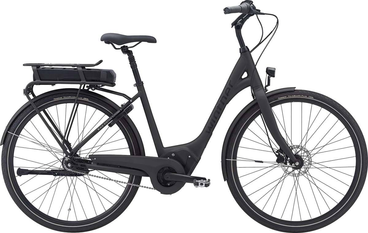 Elcykel Black Winther Superbe 3 Dam exkl. batteri
