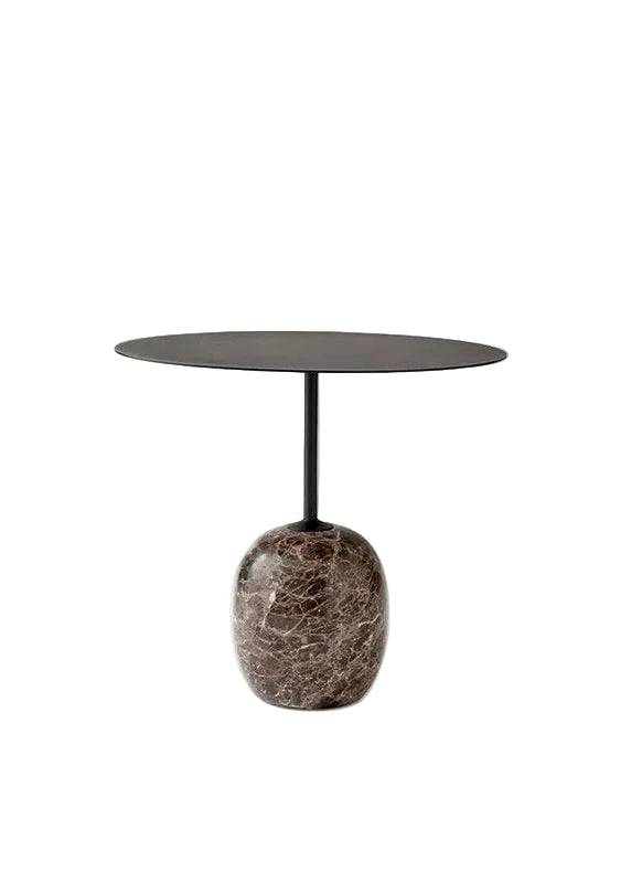 Lato bord LN9 fra &Tradition Warm black & Emparador marble - Jacobsen Plus