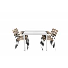 Togo t Loungesæt - Havemøbelsæt - Beige,Sort,Natur