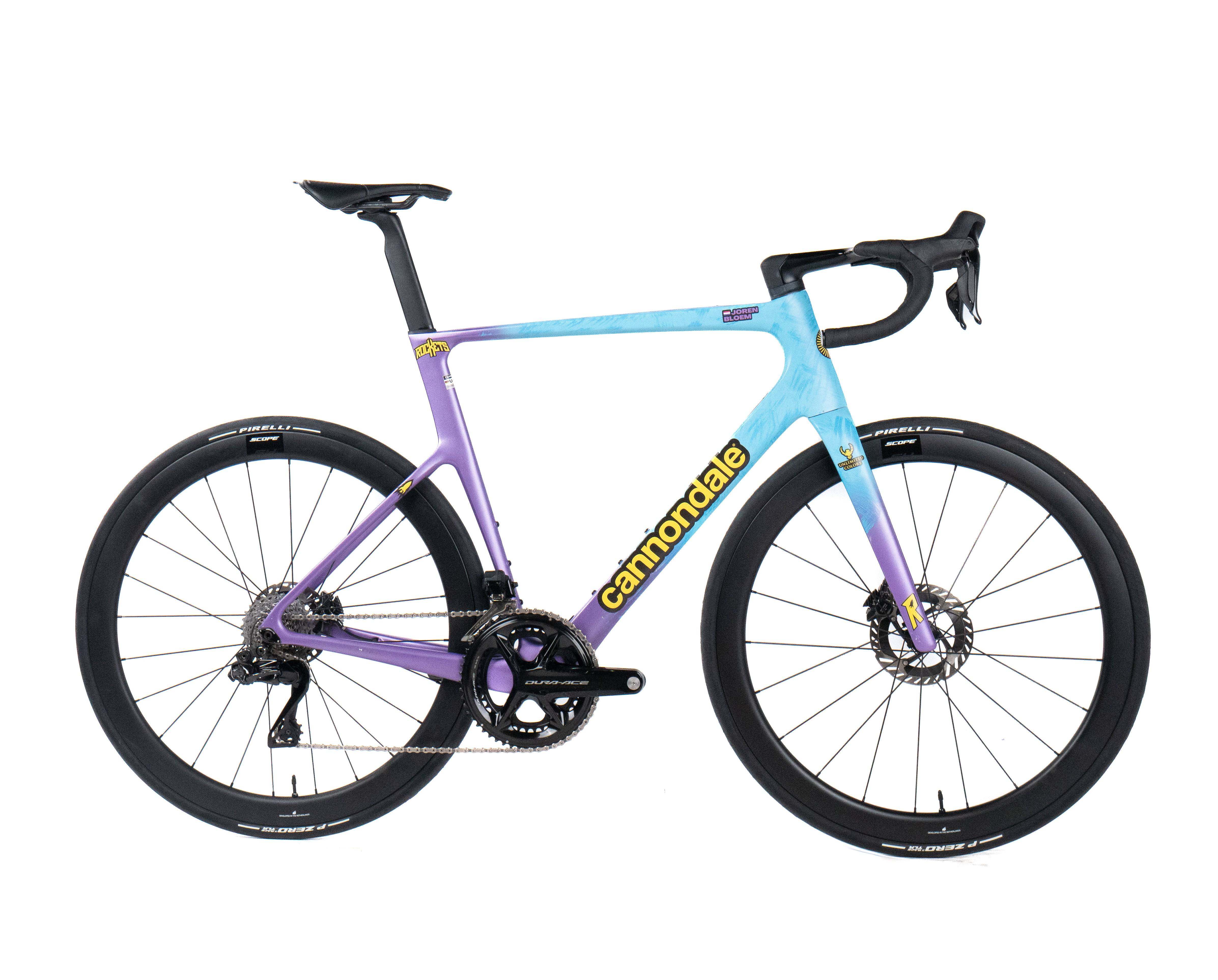 Cannondale Supersix Evo 2025 Joren Bloem size 58 Team Unibet Tietema Rockets Shimano Dura-Ace DI2 2x12sp - Bikeroom / 58 / team unibet tietema rockets