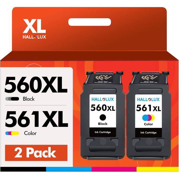Ink Cartridges - SWAPY - 560 561 XL - Black Tri-Color - High Yield - Pack of 2