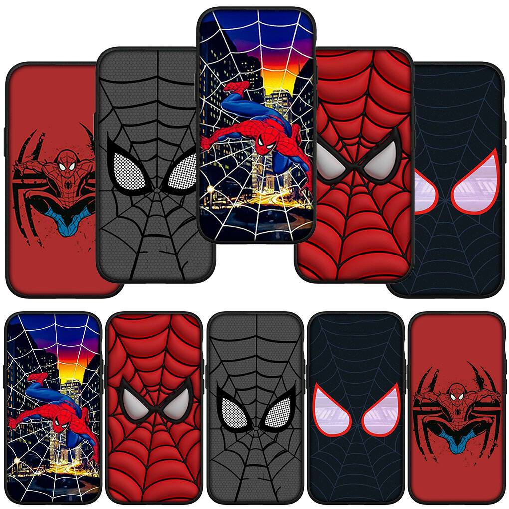 Mobilskal för iPhone 17 16 15 Xiaomi Poco F8 F7 X7 X6 M8 C85 C75 C71 Redmi Note 14 13 12 11 Pro Max A4 14C 13C 15C Spiderman Marvel Spider Man Fodral
